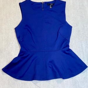 XXI Blue fancy blouse
